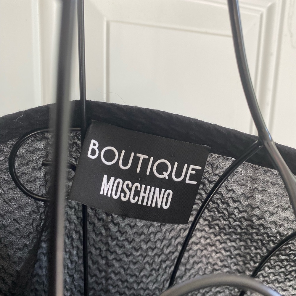 Boutique Moschino Black Dress size 12 made in Italy